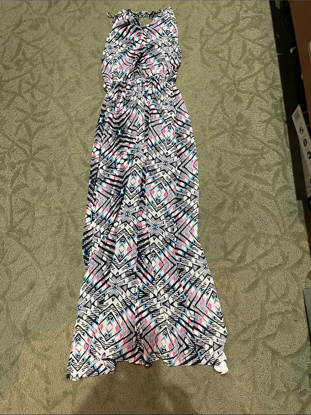 Xhilaration Lined Sleeveles Maxi Dress Size: XS